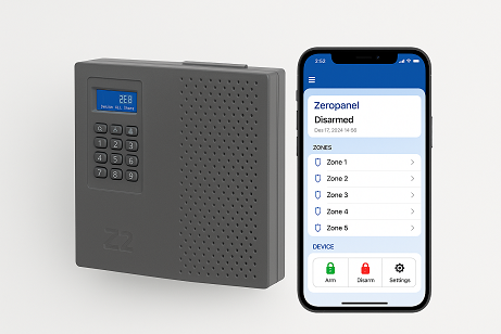 دزدگیر اماکن زیرو مدل Z2 با قابلیت کنترل از راه دور و WiFi